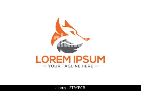 Wolf Logo Design Fox Creative Logo Design Stock Vektor