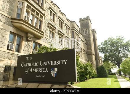 Washington, DC - 1. Juni 2018: Katholische Universität von Amerika Stockfoto