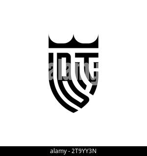 BI Luxury Initial-Logobuchstaben in hochwertigem, professionellem Design, das gut ausdruckt Stock Vektor