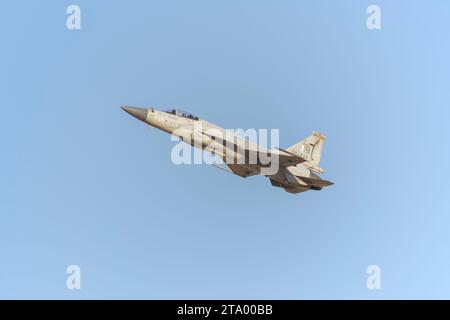 JF-17 Thunder auf der Dubai Air Show 2023 in Dubai, VAE Stockfoto