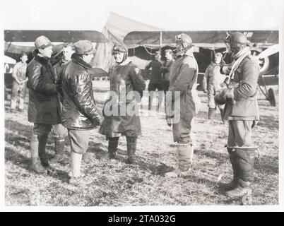 1. Weltkrieg: Britische und italienische Flieger, Italien Stockfoto