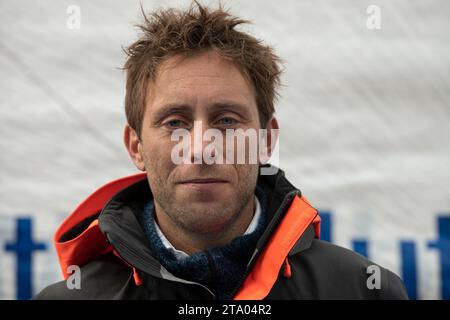 LIPINSKI Ian (fra), Class 40 Credit Mutuel, Porträt vor Beginn der 14. Auflage des Duosegelrennens von Transat Jacques Vabre im Hafen von Le Havre am 27. Oktober 2019 in Le Havre, Frankreich - Foto Olivier Blanchet / DPPI Stockfoto