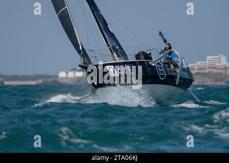 Erwan LE DRAOULEC, Clarisse CREMER (EMILE HENRY) während des Sardinha Cup, Saint Gilles Croix de Vie, Vendee, Frankreich - Foto Olivier Blanchet / DPPI Stockfoto