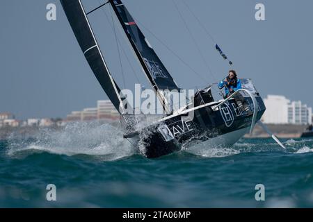 Erwan LE DRAOULEC, Clarisse CREMER (EMILE HENRY) während des Sardinha Cup, Saint Gilles Croix de Vie, Vendee, Frankreich - Foto Olivier Blanchet / DPPI Stockfoto