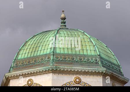 Green Dome am Deutschen Brunnen in Istanbul Türkei Stockfoto