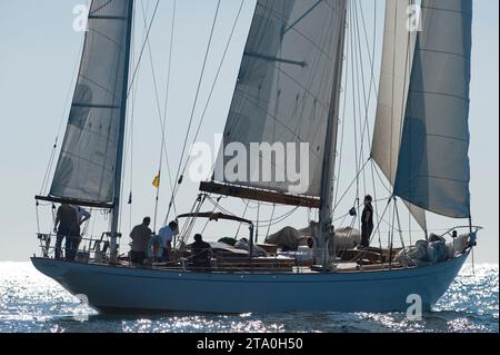 SEGELN - PANERAI - TRANSAT CLASSIQUE 2012 - CASCAIS > LA BARBADE - START - CASCAIS (POR) - 12/2012 - FOTO OLIVIER BLANCHET / DPPI - VALTEAM Stockfoto