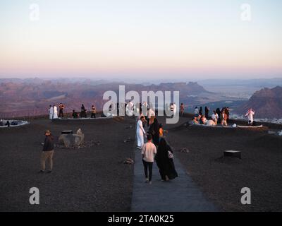 Harrat Viewpoint, Alula, Saudi-Arabien Stockfoto