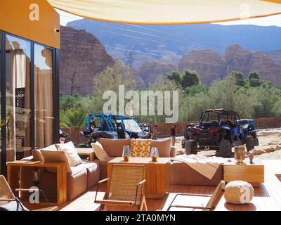 Wadi AlNaam, Alula, Saudi-Arabien Stockfoto