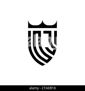 OJ luxuriöse Initial-Logobuchstaben in hochwertigem, professionellem Design, das gut ausdruckt Stock Vektor