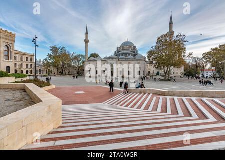 Der Beyazit-Platz in Istanbul, Türkei Stockfoto