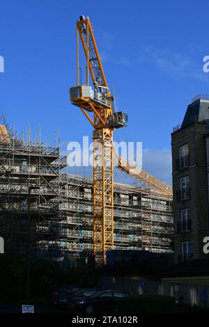 Edinburgh Schottland, Vereinigtes Königreich 28. November 2023. Notfall-Vorfall in Leith.Credit sst/alamy Live News Stockfoto