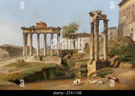 Forum Romanum - von Lancelot-Theodore Turpin de Crisse Stockfoto