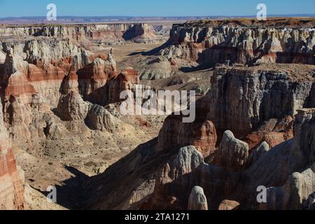 Klassische amerikanische Landschaften: Coalmine Canyon in der Nähe von Tuba City Stockfoto
