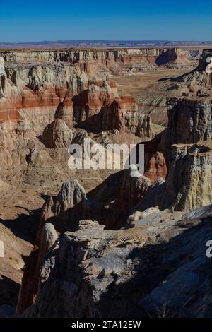 Klassische amerikanische Landschaften: Coalmine Canyon in der Nähe von Tuba City Stockfoto