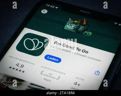 App Store – Apple – Apple App Store auf einem iPhone. Apps Charts Kostenlos. Top Good To Go // 28.11.2023 *** App Store Apple App Store auf einem iPhone Apps Charts Gratis Top Good To Go 28 11 2023 Stockfoto