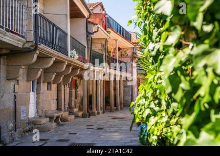 Wunderschöne Altstadt Combarro, Spanien Stockfoto