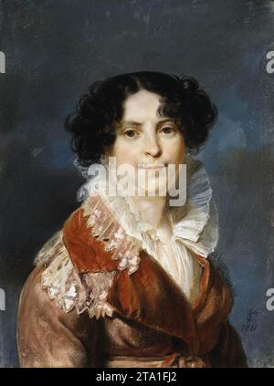 Porträt einer Dame 1811 von Carl Christian Vogel von Vogelstein Stockfoto