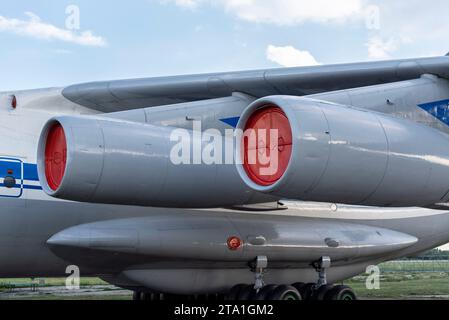 Ausstellung alter Modellflugzeuge Stockfoto