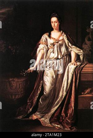 Maria Anna Loisia de'Medici 1700 von Adriaen Van der Werff Stockfoto