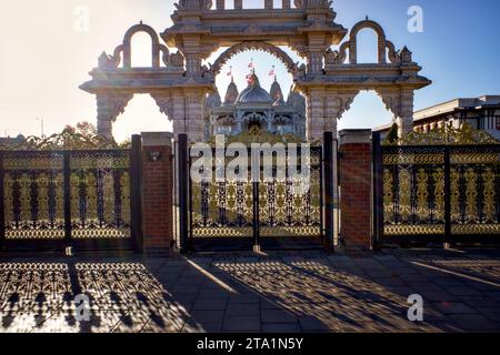 BAP Shri Swaminarayan Mandir, Neasden, Borough of Brent, London, England, UK Stockfoto