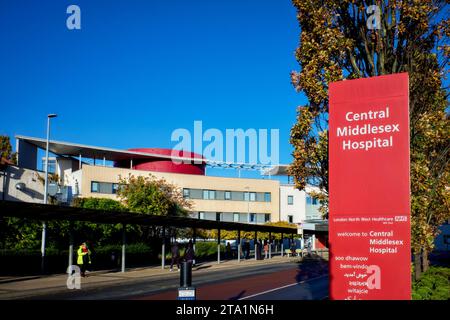 Central Middlesex Hospital, Acton Lane, Borough of Brent, London, England, UK Stockfoto