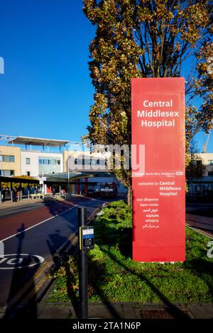 Central Middlesex Hospital, Acton Lane, Borough of Brent, London, England, UK Stockfoto