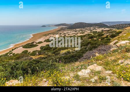Der 'Goldene Strand' auf der Karpass-Halbinsel, Nordzypern Stockfoto