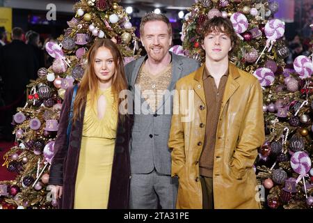 Damian Lewis kommt zur Weltpremiere von Wonka in der Royal Festival Hall in London. Bilddatum: Dienstag, 28. November 2023. Stockfoto