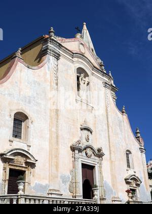 Chiesa di San Giuseppe, Kirche Saint Joseph, Taormina, Messina, Sizilien, Sizilien, Italien, Europa Stockfoto