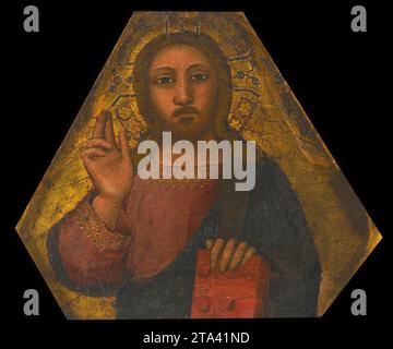 Christus Segen um 1350 von Nardo Di Cione Stockfoto