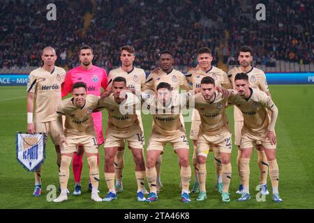 28. November 2023; Estadi Olímpic Lluís Companys, Barcelona, Spanien, Champions League Gruppenfußball, Barcelona gegen den FC Porto; Porto Stockfoto