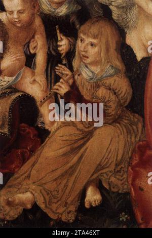 Der Rest auf dem Flug nach Ägypten (Detail) 1504 von Lucas dem Älteren Cranach Stockfoto