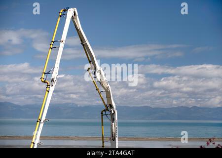 Betonmischer, Nelson, Neuseeland Stockfoto