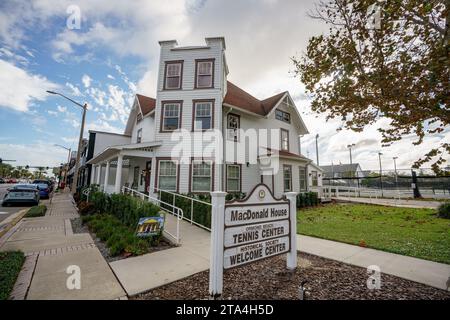 Ormond Beach, FL, USA - 18. November 2023: PHhoto des Macdonald House Ormond Beach FL Stockfoto