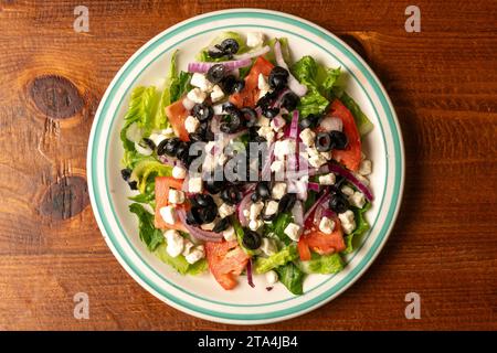 Griechischer Salat Stockfoto