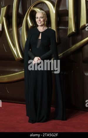 London, Großbritannien. Olivia Colman fotografierte die Weltpremiere von Wonka in der Royal Festival Hall am 28 . November 2023 . Bild von Julie Edwards. Quelle: JEP Celebrity Photos/Alamy Live News Stockfoto