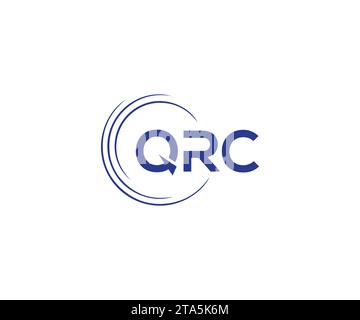 QRC-Logo-Design-Vektorvorlage Stock Vektor