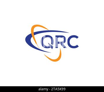 QRC-Logo-Design-Vektorvorlage Stock Vektor