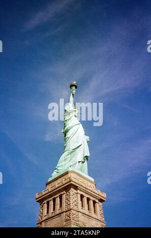 Freiheitsstatue, Liberty Island, New York City, Vereinigte Staaten von Amerika. Stockfoto