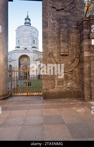 Italien, Lombardei, Mailand, Tempio della Vittoria, Sacrario dei Caduti Milanesi, Moument gewidmet dem Soldaten aus der Kriegswelt Stockfoto