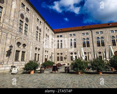 Die Münchner Residenz oder Münchener Residenz ist der ehemalige Königspalast in München, Bayern Stockfoto