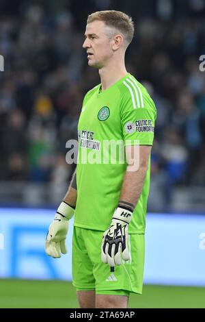 Rom, Latium. November 2023. Joe Hart von Celtic während des Champions-League-Spiels zwischen Lazio und Celtic im Olympiastadion, Italien, am 28. November 2023. Kreditfoto AllShotLive Credit: SIPA USA/Alamy Live News Stockfoto