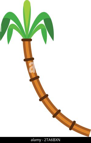 Abbildung der Kokosnusspalme Stock Vektor