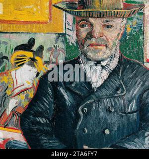 Porträt von Père Tanguy (Detail) Winter 1887/88, Paris von Vincent Van Gogh Stockfoto