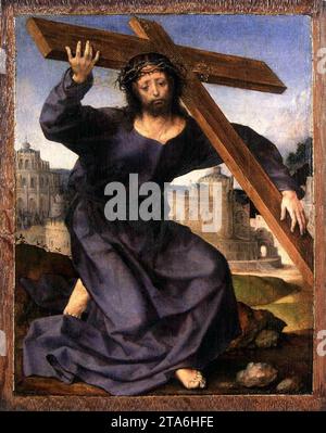 Christus trägt das Kreuz 1520-25 von Jan Gossart Stockfoto