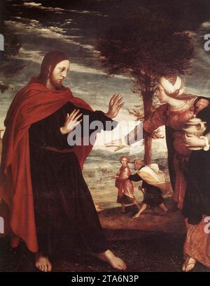 Noli me Tangere (Detail) um 1524 von Hans dem Jüngeren Holbein Stockfoto