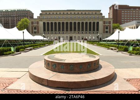 New York, USA – 25. Mai 2018: Die Butler Library an der Columbia University in New York City. Stockfoto