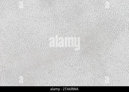 Silberweißer Samthintergrund oder Velours-Flanell-Textur aus Baumwolle oder Wolle mit weichem flauschigem samtigem Satin-Stoff Stoff Stoff Metallic-Farbe Material Stockfoto