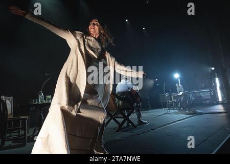 Kopenhagen, Dänemark. Oktober 2023. Der englische Sänger, Musiker und Songwriter PJ Harvey gibt ein Live-Konzert im Falconer Salen in Frederiksberg, Kopenhagen. (Foto: Gonzales Foto – Thomas Rungstrom). Stockfoto