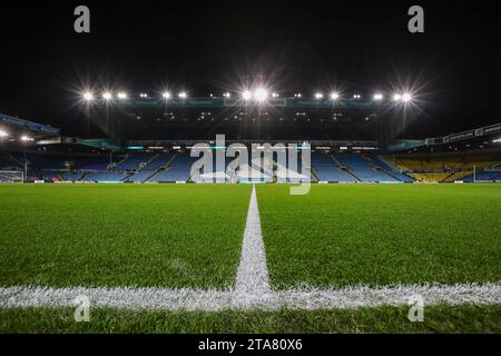 Leeds, Großbritannien. November 2023. Ein allgemeiner Blick in das Elland Road Stadium vor dem Sky Bet Championship Match Leeds United vs Swansea City in der Elland Road, Leeds, Großbritannien, 29. November 2023 (Foto: James Heaton/News Images) in Leeds, Großbritannien am 29.11.2023. (Foto: James Heaton/News Images/SIPA USA) Credit: SIPA USA/Alamy Live News Stockfoto